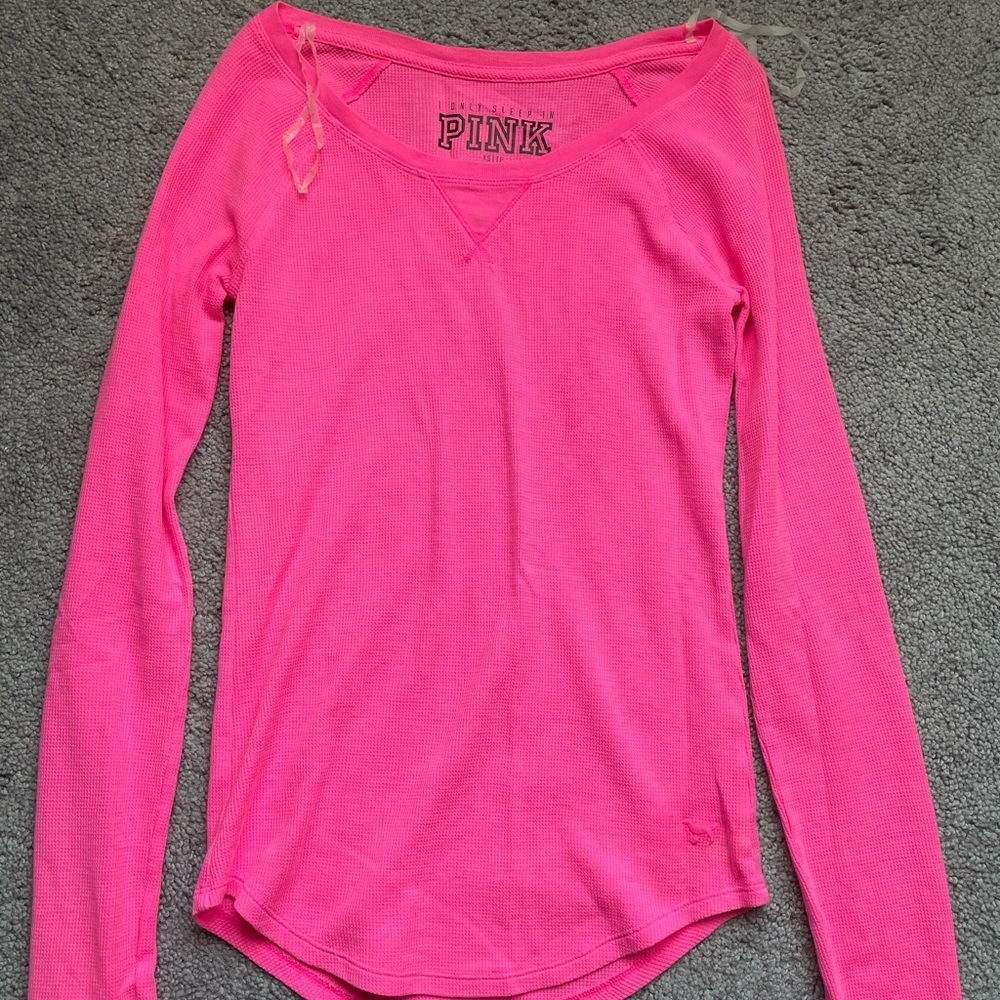 Victoria’s Secret pink. Long sleeve. Xs